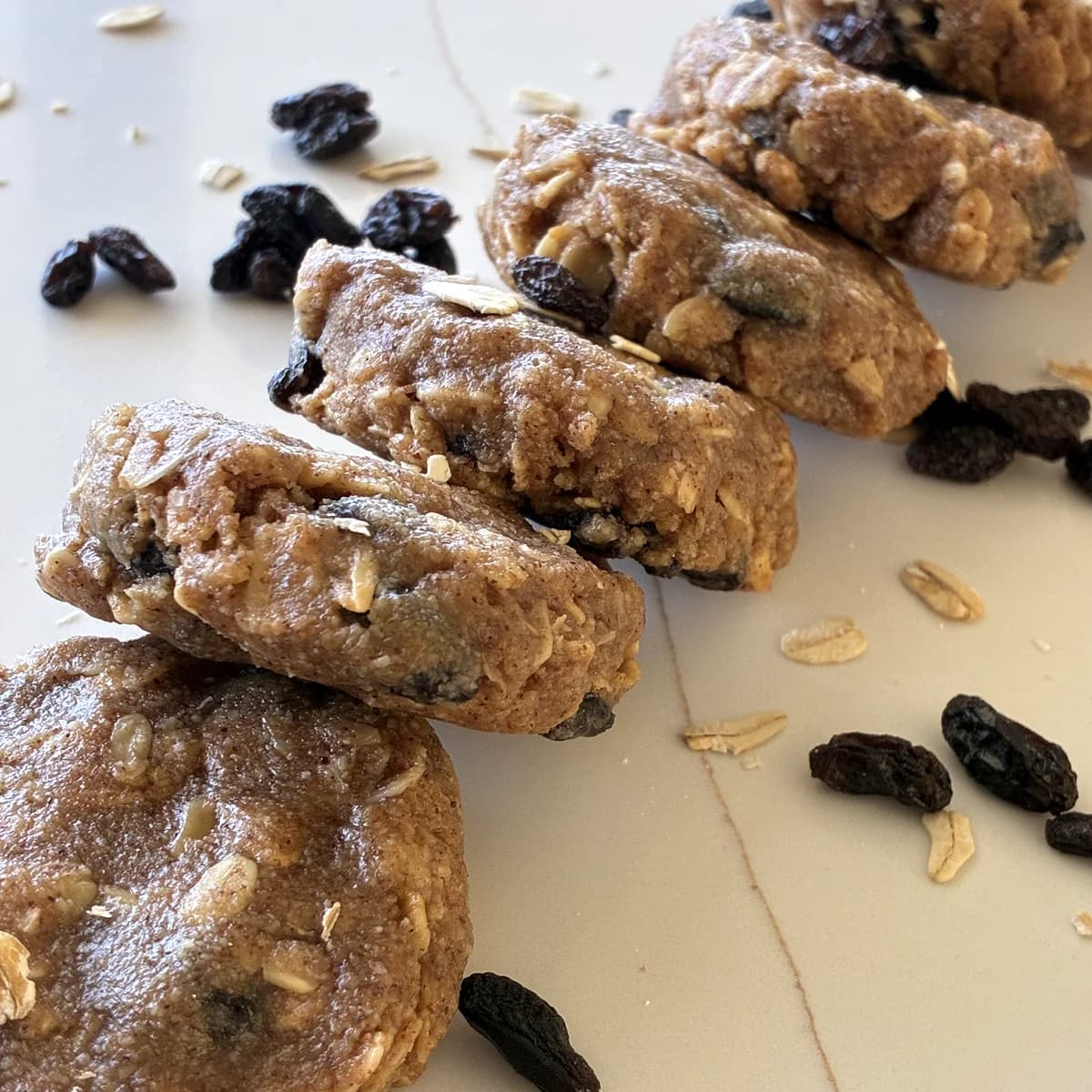 Oatmeal Raisin cookie dough